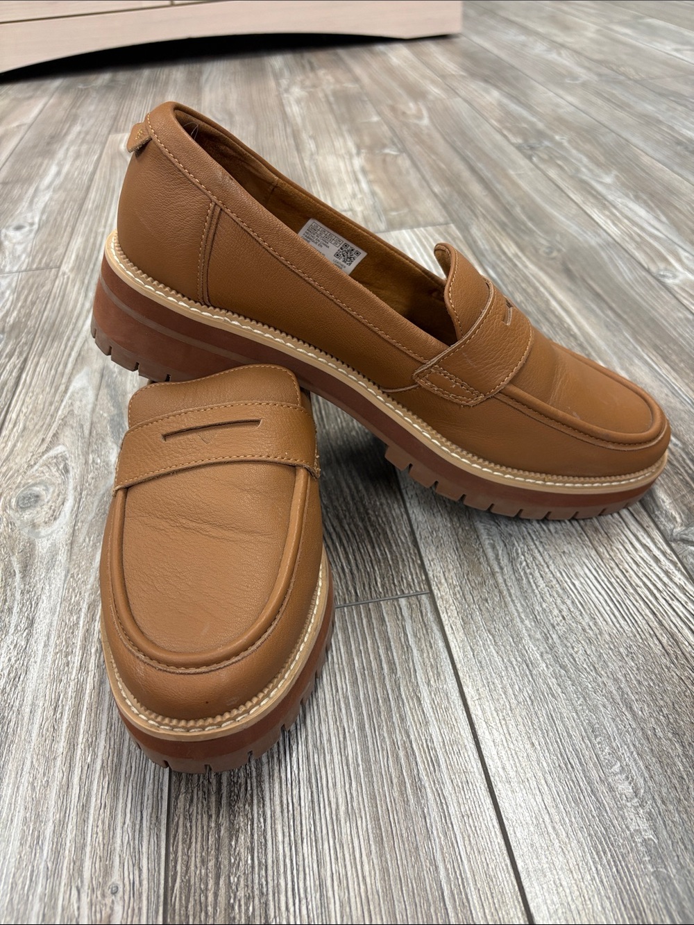 Toms Men's Chestnut Brown Leather Loafers